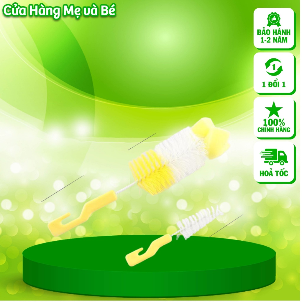 Cọ rửa bình sữa 2 chi tiết