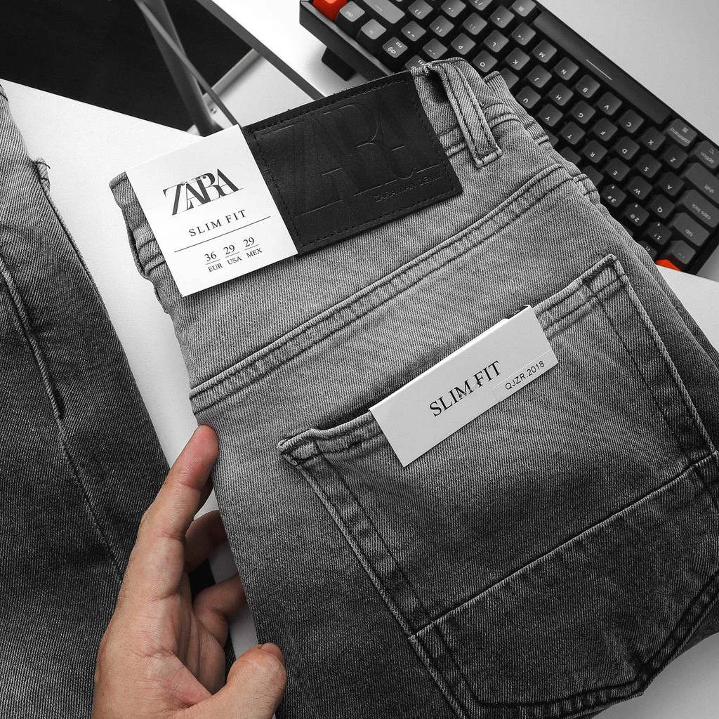 Quần Short jeans ZR WAX XÁM NHẠT 2018 Foxxmen