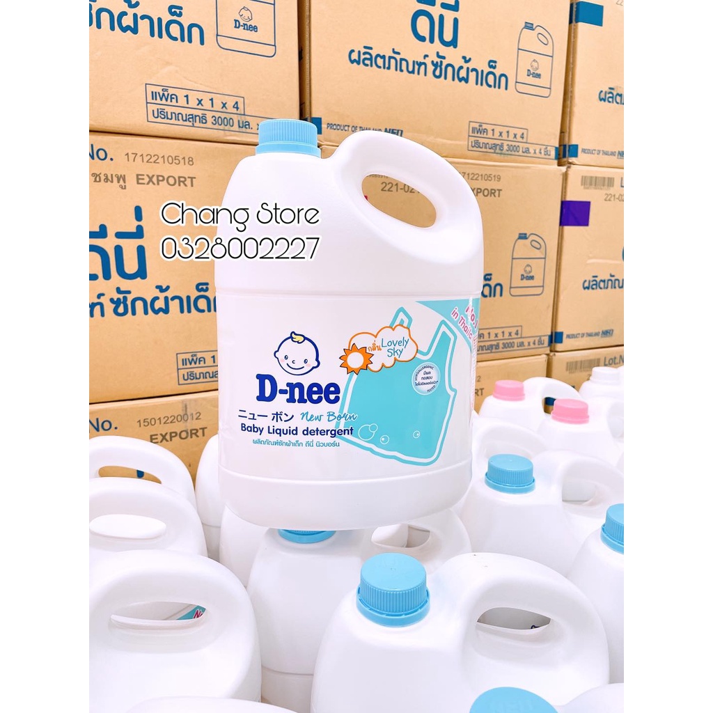 Nước Giặt Xả Quần Áo Em Bé Dnee
