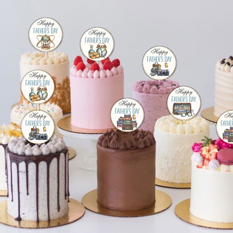Set 10 Que Chữ Happy Birthday Trang Trí Bánh Kem Xinh Xắn