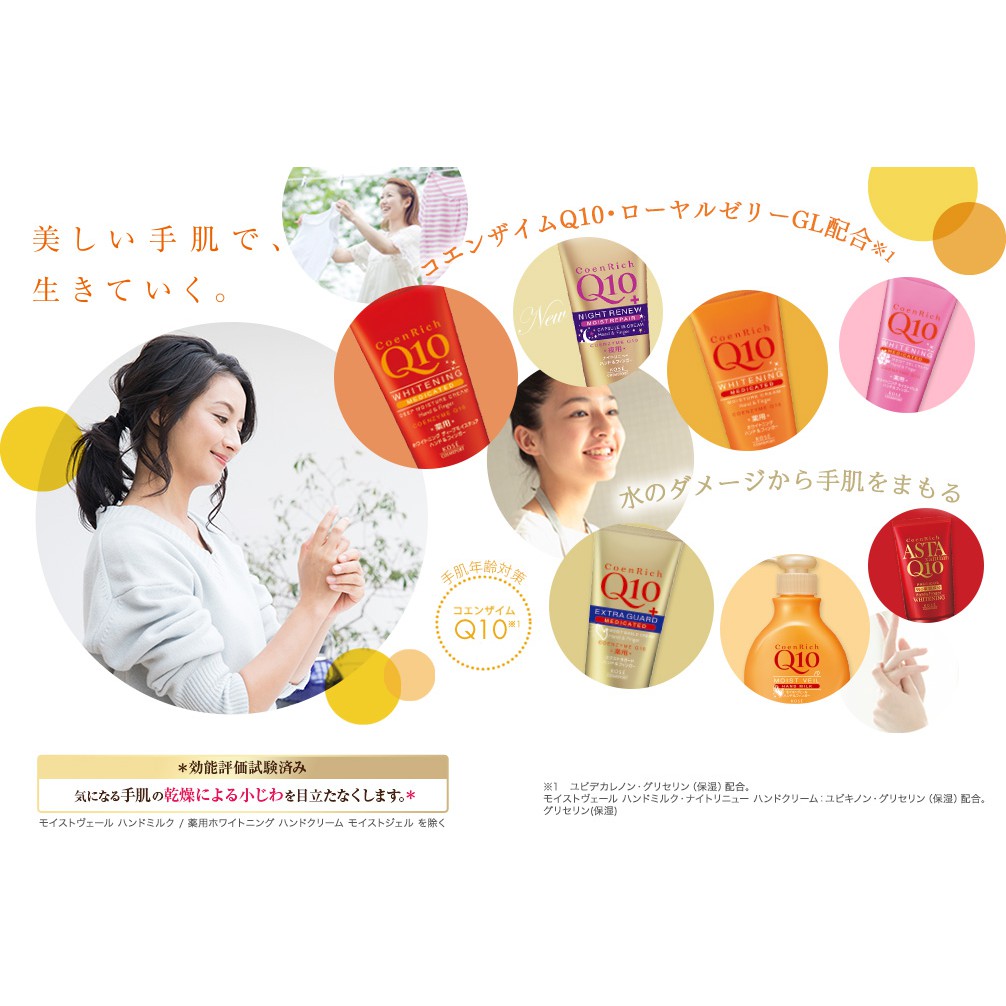 Kem Dưỡng Da Tay Kose Coen Rich Q10 Nhật Bản 80g
