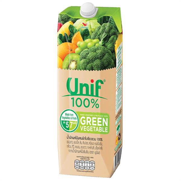 Nước ép Unif rau xanh & trái cây hỗn hợp/  trái cây hỗn hợp/ beet root 1L