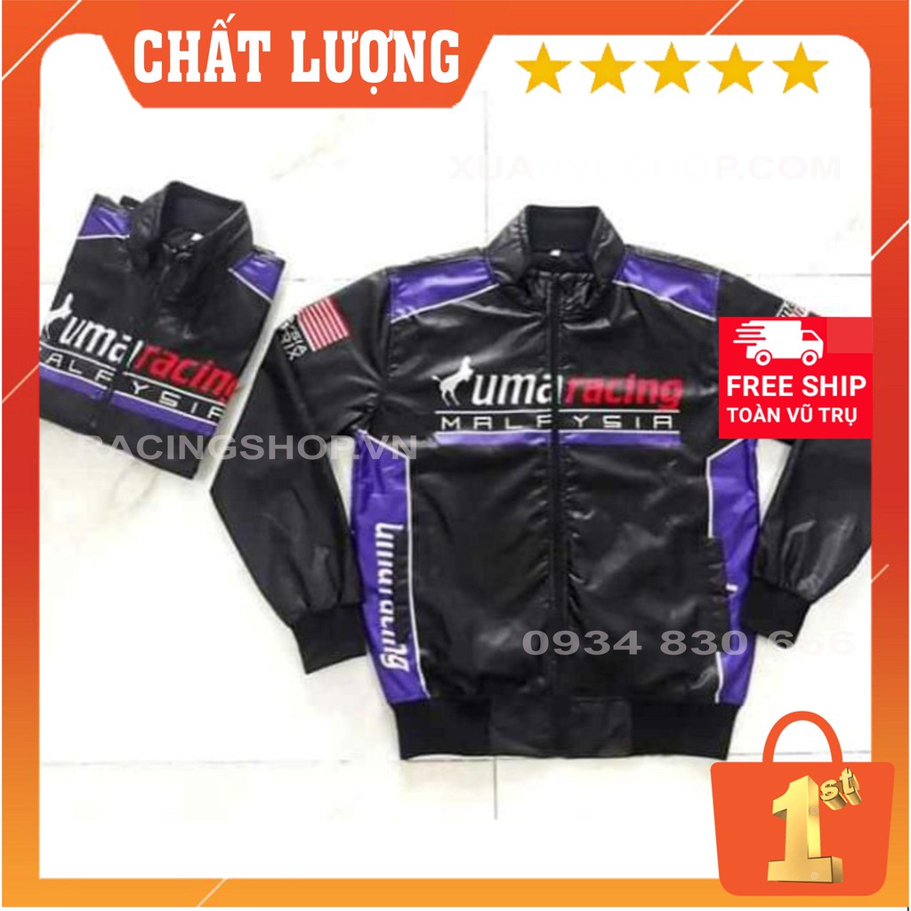 [ Áo Tem Xe ]  Áo Khoác Uma Racing Vải Dù T-Shirt Racing Team - Bảo Hành Bung Tróc Vĩnh Viễn