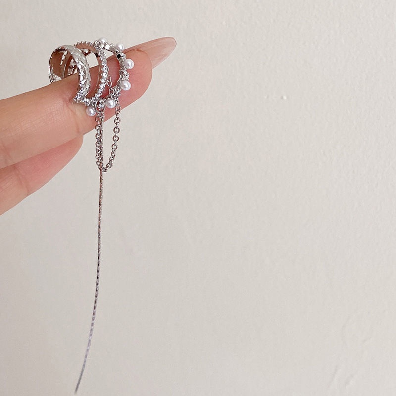 Bông tai đính ngọc trai giả thanh lịch cho nữ