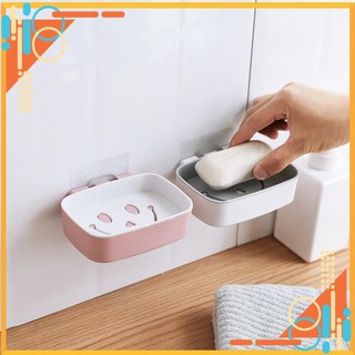 [Đồ Gia Dụng-Giá Rẻ] Khay để xà phòng nhựa ABS hình Smile có đế thoát nước EOTIAYSHOP