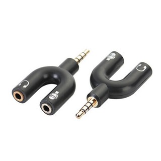 Jack CỤC chia chuyển 1 đầu 3.5mm ra 2 đầu jack loa và mic