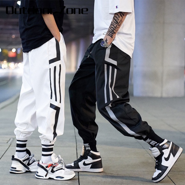Quần Dài Thể Thao Dáng Rộng Co Giãn Tốt Phong Cách hip hop Thời Trang Cho Nam