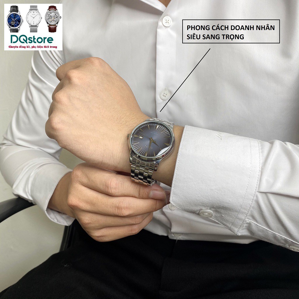 (ẢNH THẬT kèm video ) Đồng hồ nam SKO, máy quarzt của Nhật siêu bền, dây thép không rỉ 316l chống nước 3ATM | BigBuy360 - bigbuy360.vn