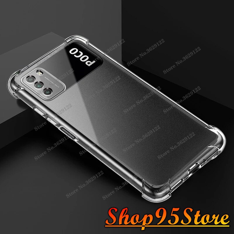 Ốp lưng chống va đập Xiaomi Poco M3 K30 4G 5G K20 pro K40 pro Note 10 pro K40 gaming Note 9s Mi 11 lite Redmi 10 ...