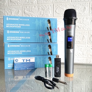 Micro không dây đa năng Zansong V-12 (tặng kèm pin 2A)