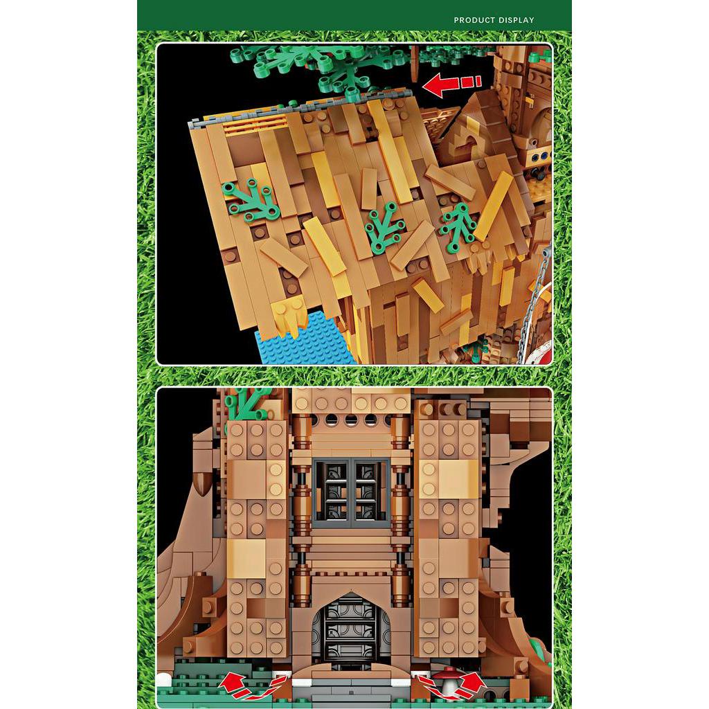 Đồ chơi Lắp ráp Mô hình Mould king 16033 Tree House  Ideas 21318 Bricks with Led Light  Nhà trên cây