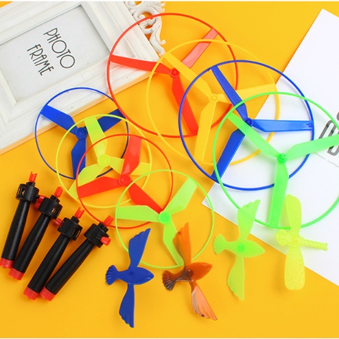 Bộ Đồ Chơi Chong Chóng Kéo Bay 3 Cánh Ngoài Trờ Cho Bé