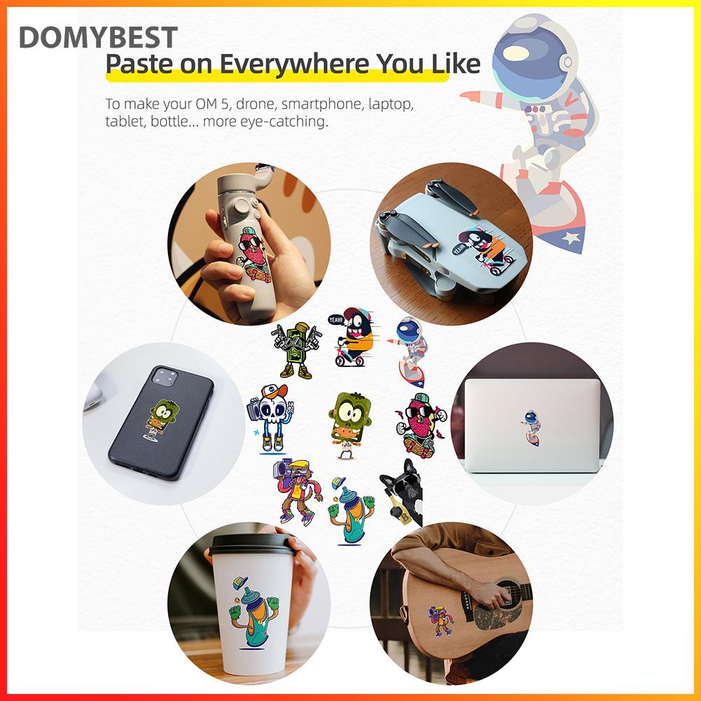 Miếng dán PVC họa tiết hoạt hình vui nhộn trang trí bình nước OM 5 Laptop máy tính bảng điện thoại | BigBuy360 - bigbuy360.vn