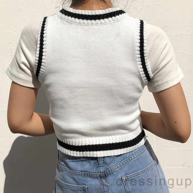 Áo Nữ Không Tay Cổ Chữ V Họa Tiết Da Bò Thời Trang | BigBuy360 - bigbuy360.vn