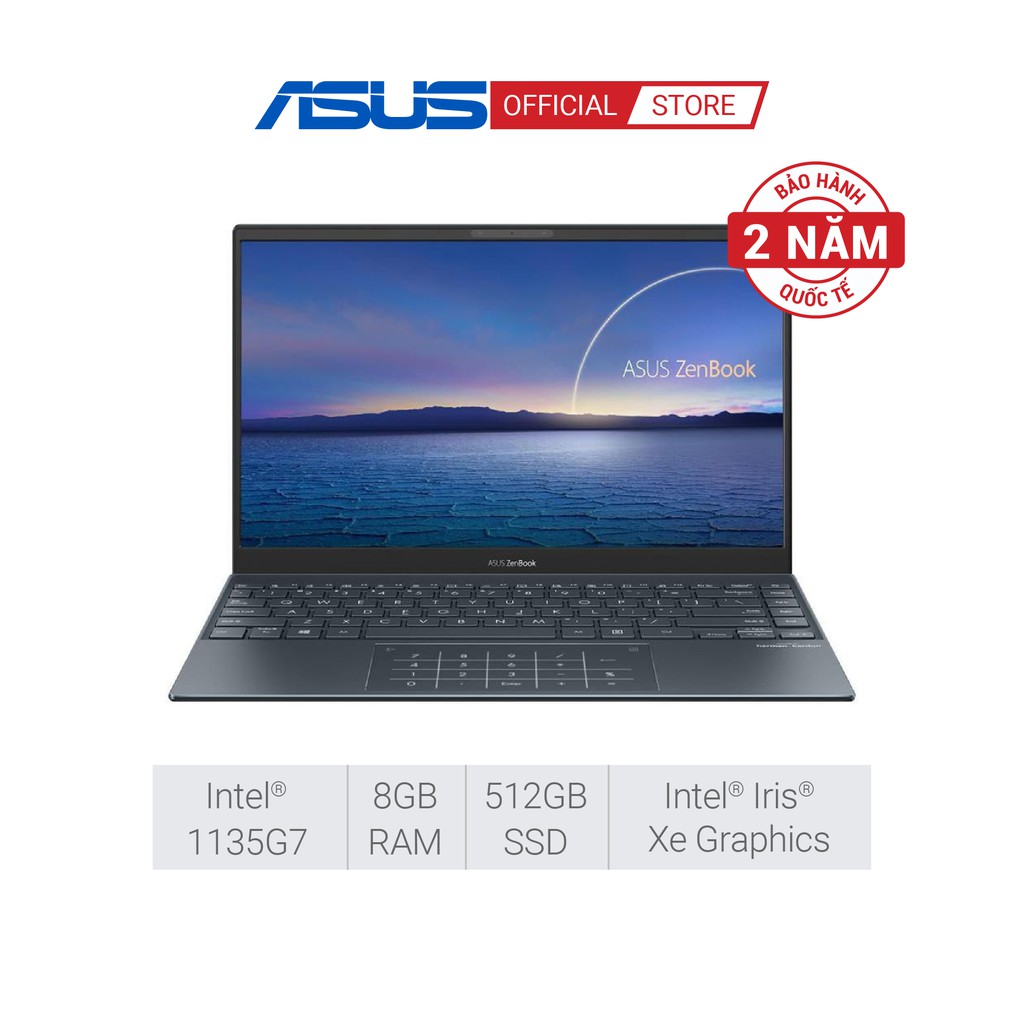 Laptop AsusZenBook 14 UX425EA-KI429T(Intel Core i5-1135G7/8GB RAM/512GB SSD/14.0-inch FHD/Win 10) | BigBuy360 - bigbuy360.vn