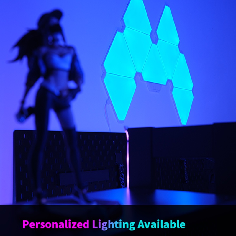 Đèn trang trí dán tường Yeelight Smart Light Panels, Led RGB 16 triệu màu lắp ghép thông minh, hỗ trợ Google, Alexa