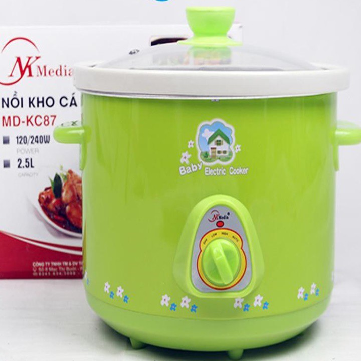 NỒI KHO CÁ, NẤU CHÁO, HẦM CHẬM 1.5 Lít< Giao màu ngẫu nhiên>