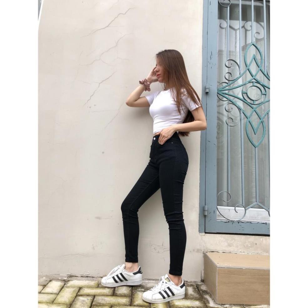 Quần Skinny đen ôm, trơn nữ 20DECEMBERJEANS mã 991 MIX SHOP