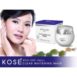 Mặt nạ tẩy tế bào chết Sekkisei Clear Whitening Mask ( nội địa)