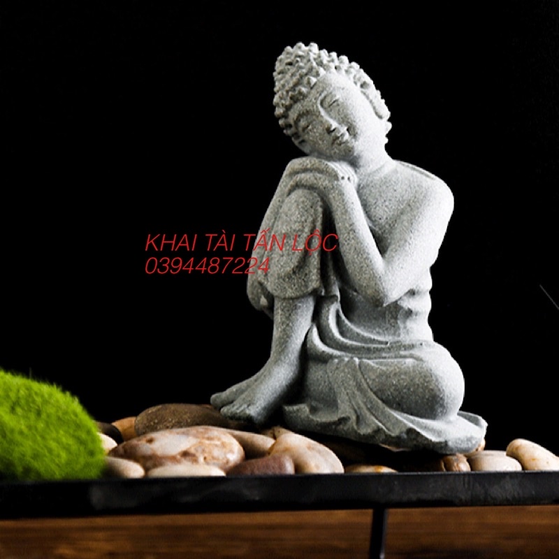 Tượng Phật ngồi an nhiên cao 10 cm