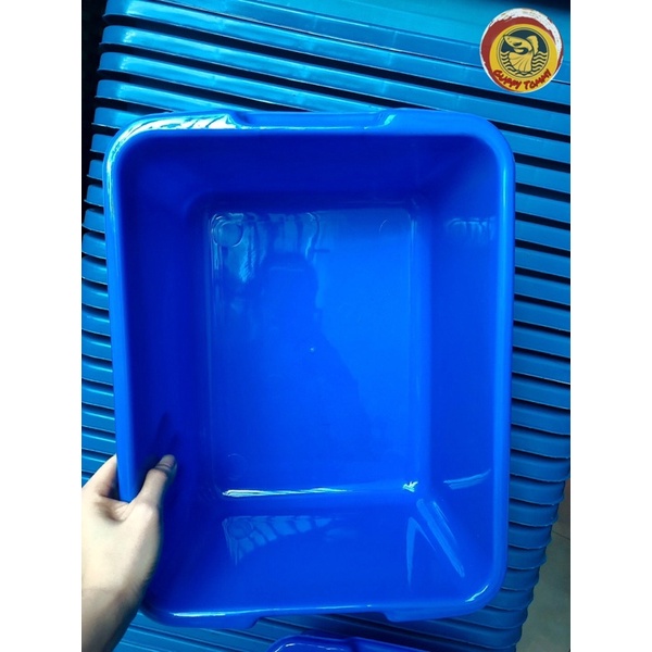 Khay nhựa nuôi cá 10 lit xanh - chất liệu nhựa tốt bền đẹp