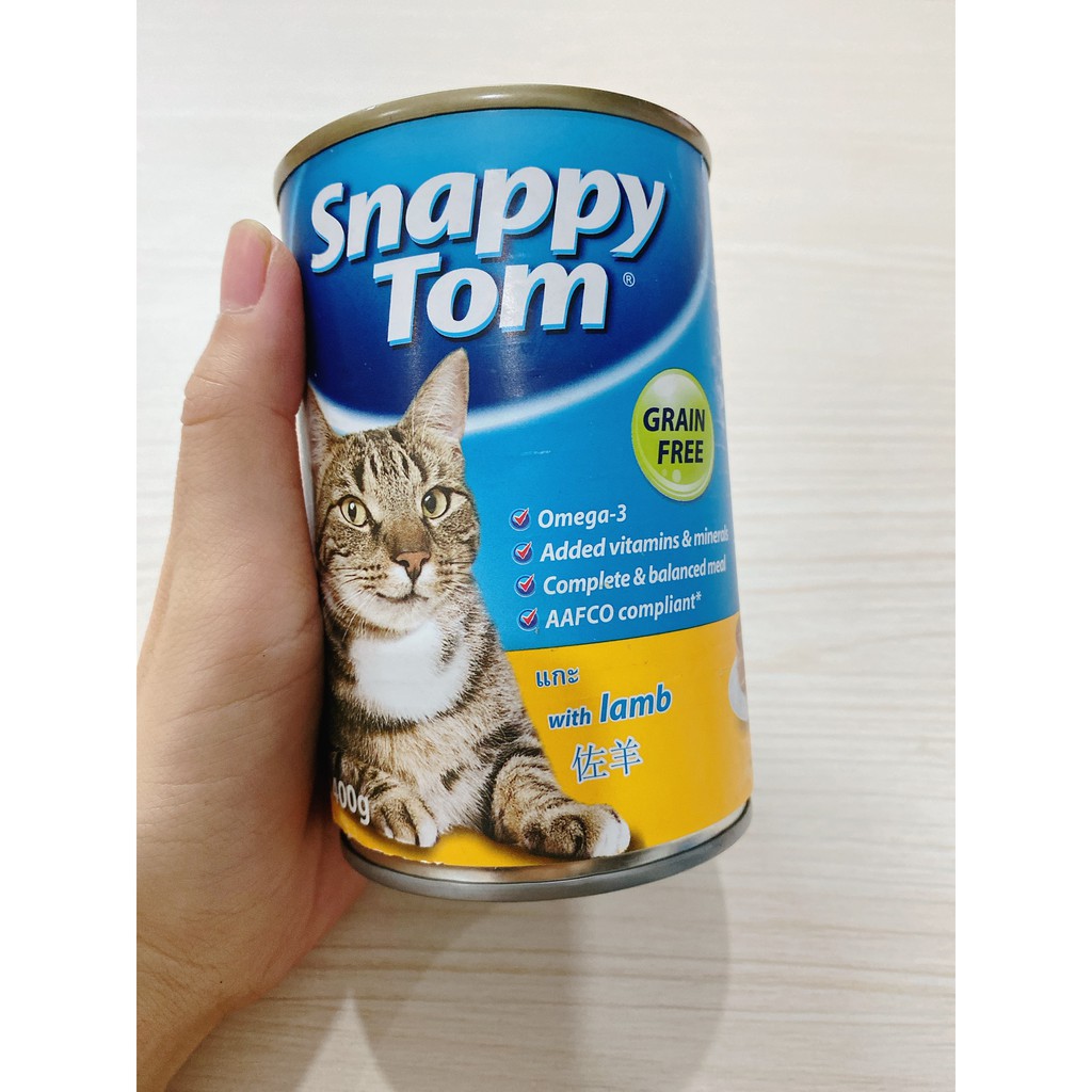 [Quận 8][Hỏa tốc] Pate lon Snappy Tom cho mèo siêu rẻ - lon 400g