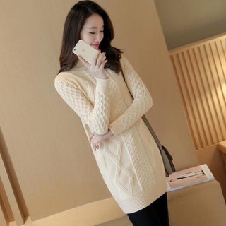 Áo Len Dáng Dài Hàn Quốc MSNN1471