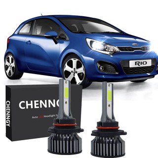 Set 2 đèn pha led cho kia rio ub 6000k 2013 2014 2015 2016