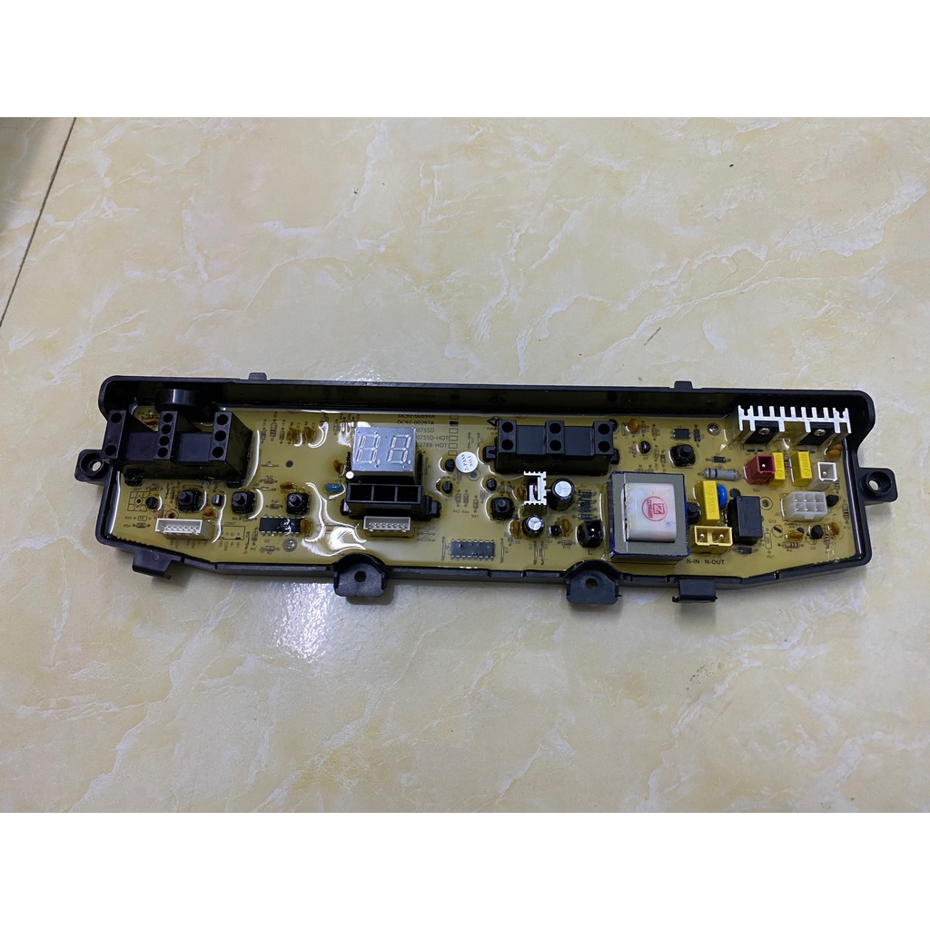 Bo máy giặt SAMSUNG 6 phím F4 - Vỉ mạch máy giặt DC92