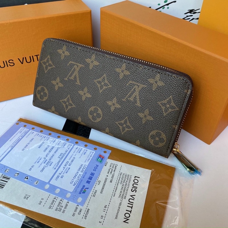 🥇Ví LV 1 &amp; 2 khoá kéo - 20x10cm - Bản VIP [Fullbox]