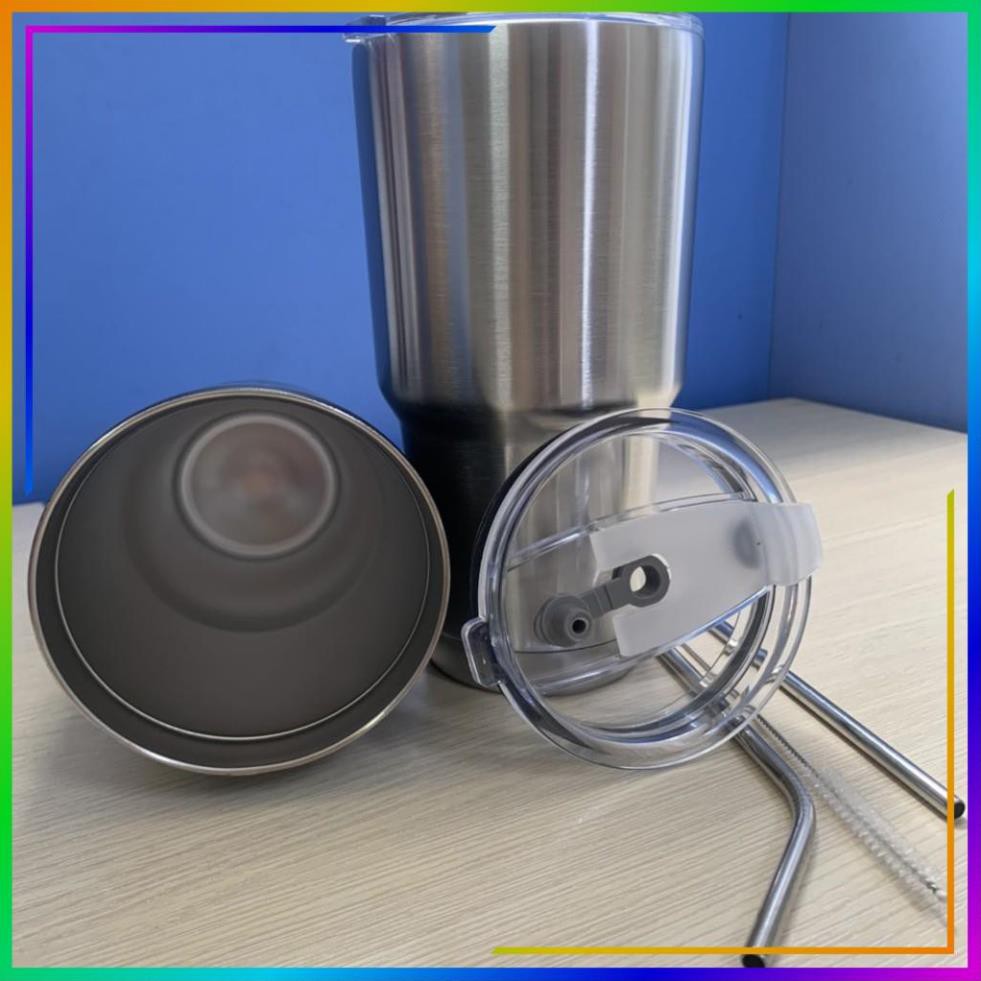 [Tặng túi đựng bình-Tặng luôn ống hút+cọ rửa] - Ly giữ nhiệt HVP - Bình giữ nhiệt bằng inox 304 HVP - Dung tích 900ml | BigBuy360 - bigbuy360.vn