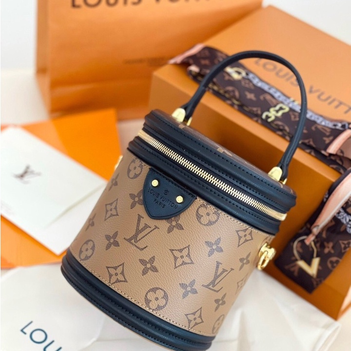 Túi Xách Nữ L..v Cặp Lồng Size 18 Hàng Cao Cấp 2 Box Nguyên Siu Tặng Kèm Khăn Nơ