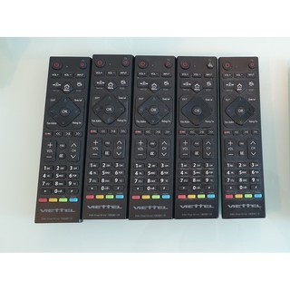 [Thanh lý] Remote điều khiển đầu thu truyền hình Viettel, FPT chính hãng, mới >95%, xài tốt