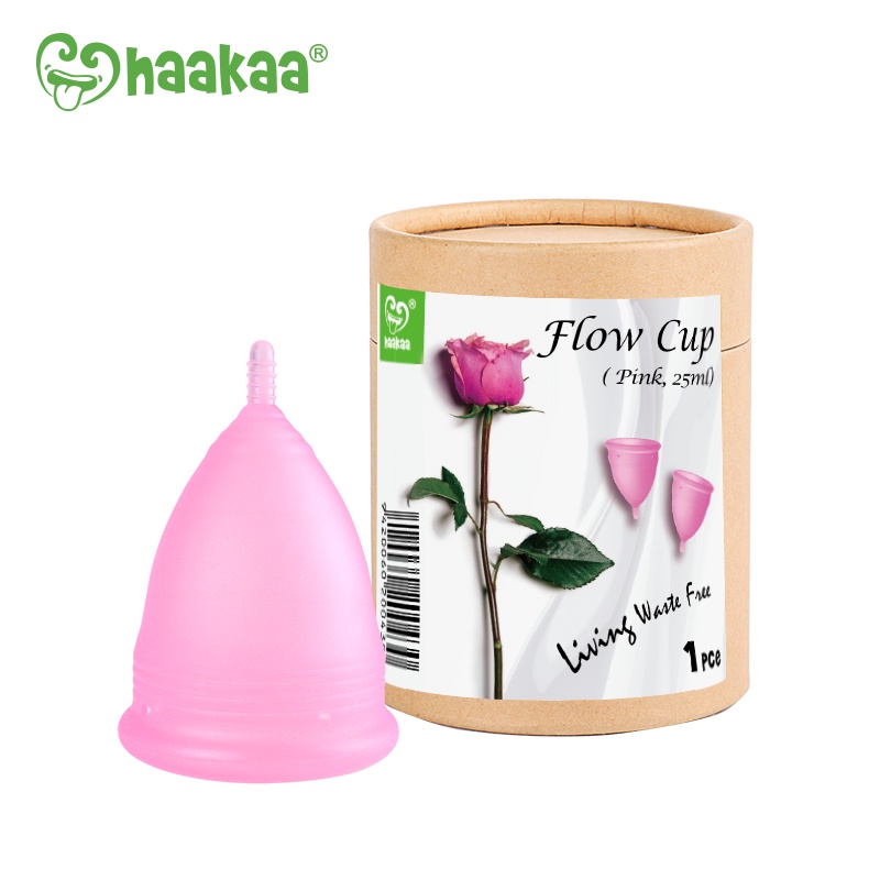 Cốc nguyệt san y tế thân ngắn silicone HaaKaa, New Zealand - Size 25ml, 30ml