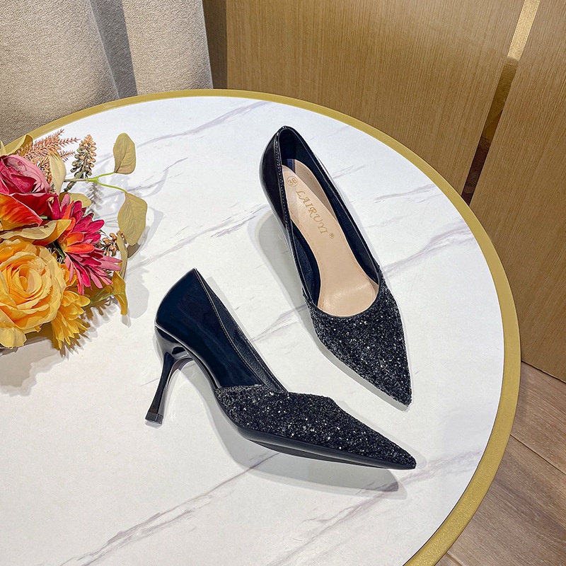 Giày Cao Gót Nữ Mũi Nhọn Thời Trang