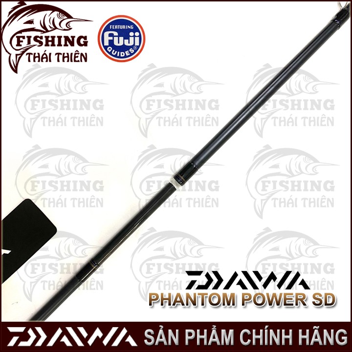 Cần câu cá Daiwa Phantom Power SD Cần 2 khúc máy đứng 2m13, 2m44, 2m74, 3m05 khoen Fuji Alconite