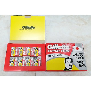 Lốc 20 Hộp Lưỡi Lam Gillette Super Thin (1 Hộp  5 Lưỡi)