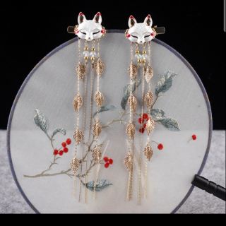 Kẹp tóc cổ trang hình con cáo🦊🦊
