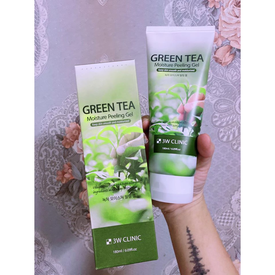 Tẩy tế bào chết 3w Green Tea Hàn Quốc