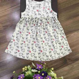 Váy đầm thun sát nách vnxk 2-6y