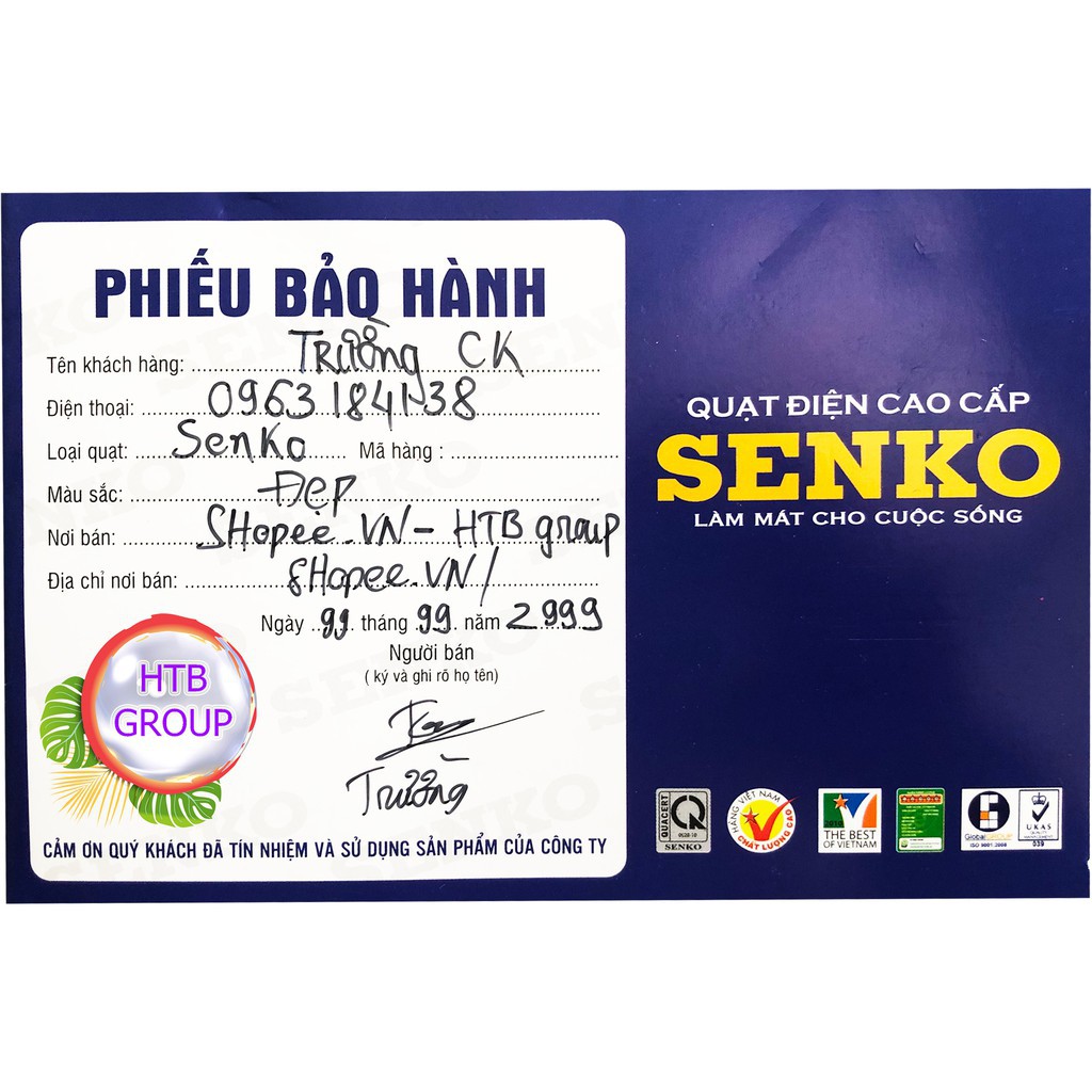 QUẠT HÚT ÂM TƯỜNG SENKO - H250