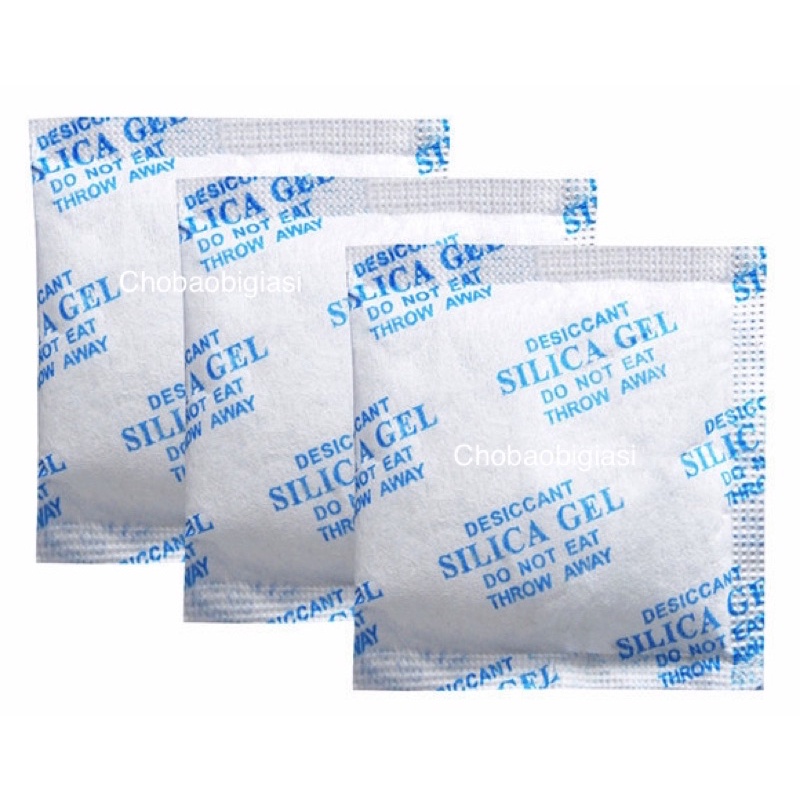 100g/gói/loại Hạt hút ẩm Silicagel, gói hút ẩm nhiều cở 1g/2g/3g/5g/10g/20g/50g/100g, chống ẩm tốt (cam kết hàng loại 1)