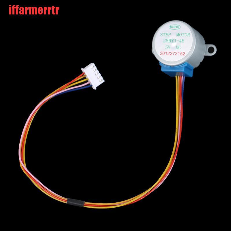 {iffarmerrtr}28BYJ-48 5V Reduction Step Gear Stepper Motor 4 Phase 28byj 28byj48 for arduino LKZ