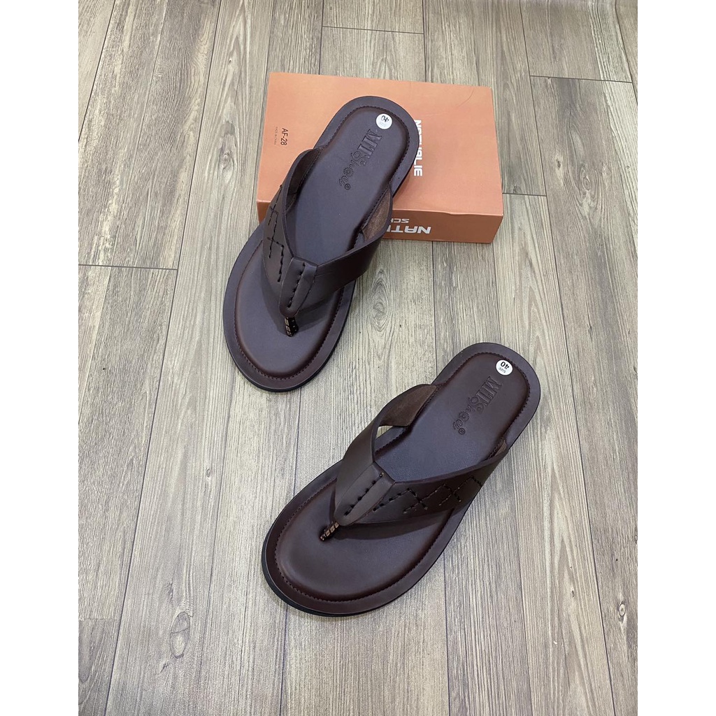 [shop giay minh thu] Dép kẹp nam quai dập lỗ MT75