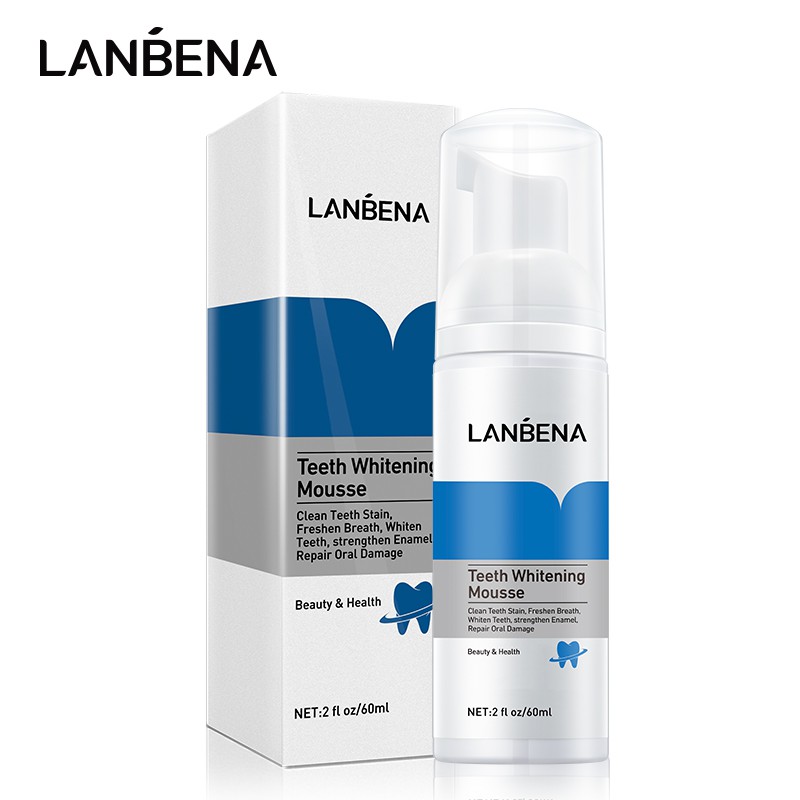 LANBENA Teeth Whitening Mousse Freshening Breath 60ml