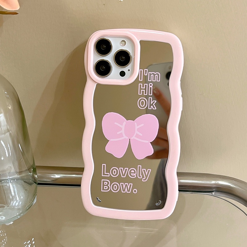 Ốp Điện Thoại Đính Nơ Xinh Xắn Cho Iphone 13Promax 12 11 7 8 14 PLUS