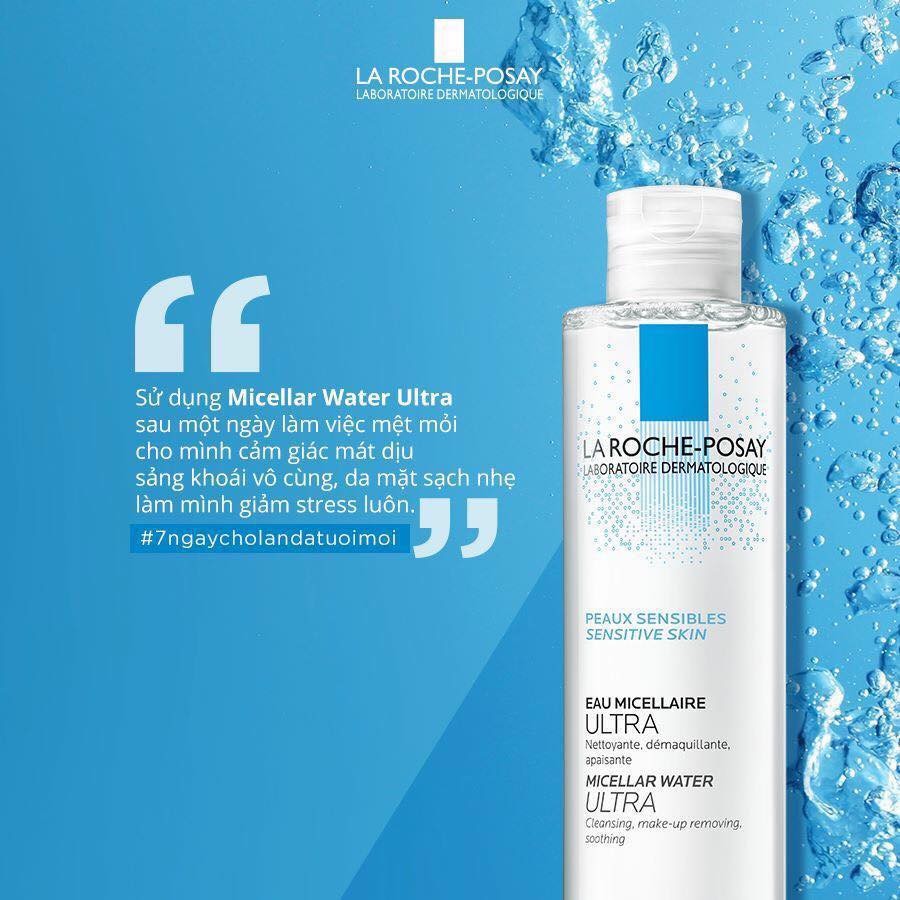 La Roche-Posay Eau Micellar Ultra Peaux Sensibles -Tẩy Trang Cho Da Khô Nhạy Cảm 400ml