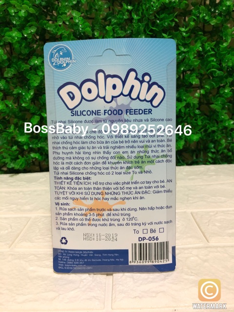 Túi nhai silicone Dolphin