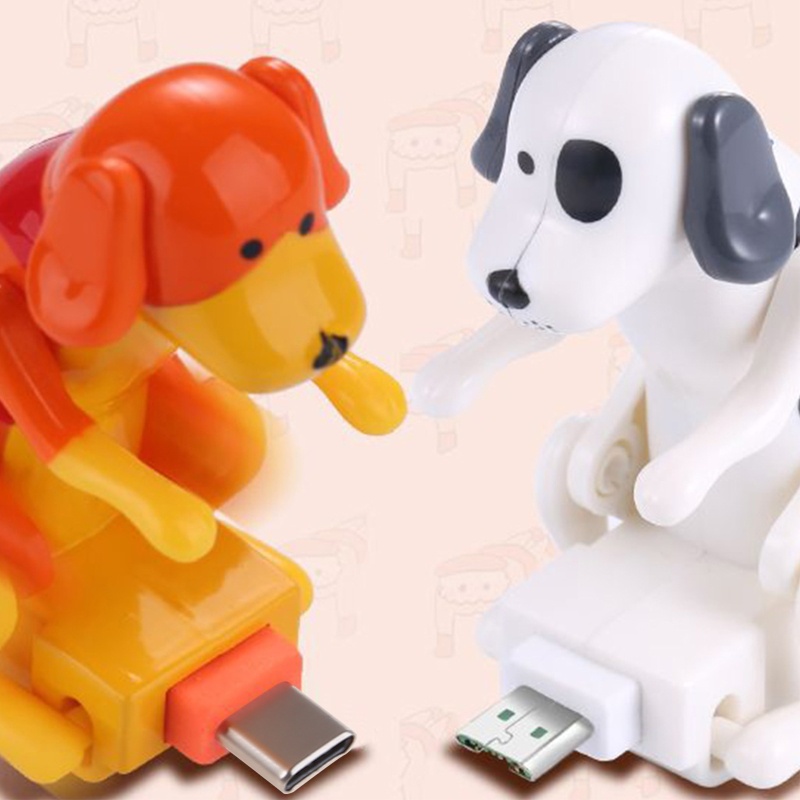 Dây Cáp Sạc Đồng Bộ Dữ Liệu Type-C Hình Chó Stray Dog Dễ Thương