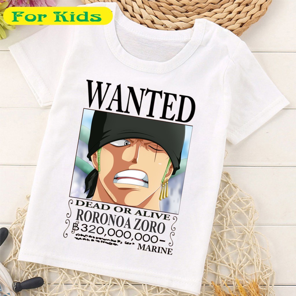 Áo One Piece Vua Hải Tặc Luffy Cho Bé Trai Bé Gái full size từ 8kg | Áo Luffy Ace Zoro Sabo Usopp Trẻ Em OP44